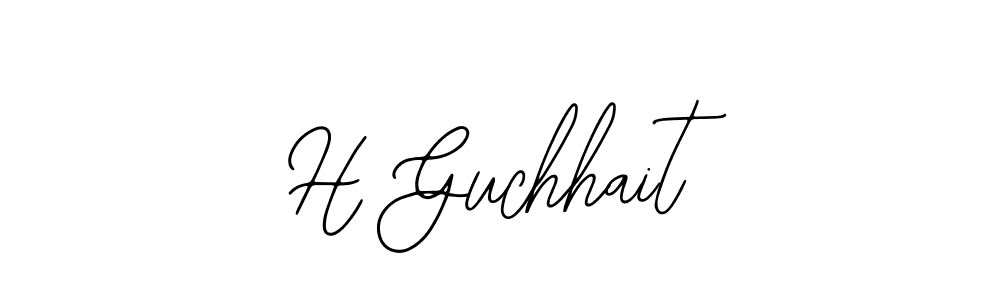 It looks lik you need a new signature style for name H Guchhait. Design unique handwritten (Bearetta-2O07w) signature with our free signature maker in just a few clicks. H Guchhait signature style 12 images and pictures png
