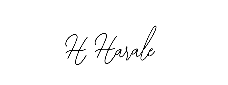 How to make H Harale signature? Bearetta-2O07w is a professional autograph style. Create handwritten signature for H Harale name. H Harale signature style 12 images and pictures png