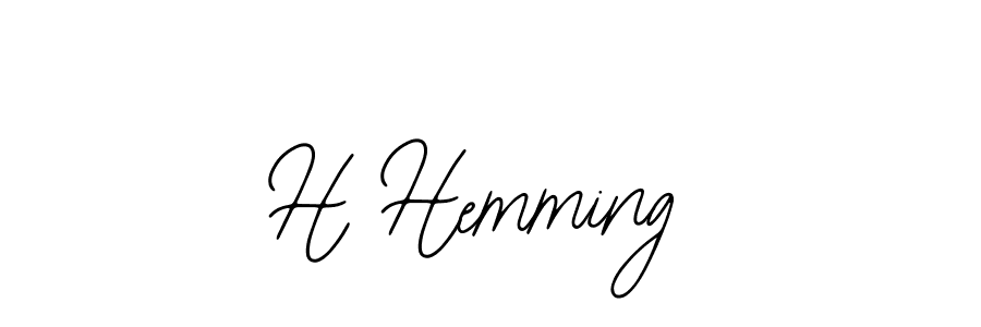 How to Draw H Hemming signature style? Bearetta-2O07w is a latest design signature styles for name H Hemming. H Hemming signature style 12 images and pictures png