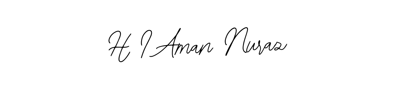 How to make H I Aman Nuraz signature? Bearetta-2O07w is a professional autograph style. Create handwritten signature for H I Aman Nuraz name. H I Aman Nuraz signature style 12 images and pictures png