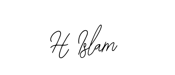 Also You can easily find your signature by using the search form. We will create H Islam name handwritten signature images for you free of cost using Bearetta-2O07w sign style. H Islam signature style 12 images and pictures png