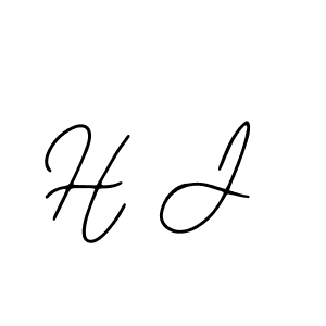 It looks lik you need a new signature style for name H J. Design unique handwritten (Bearetta-2O07w) signature with our free signature maker in just a few clicks. H J signature style 12 images and pictures png