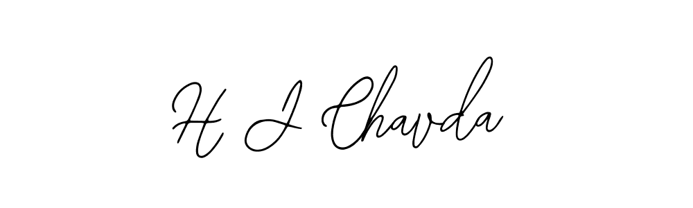 Similarly Bearetta-2O07w is the best handwritten signature design. Signature creator online .You can use it as an online autograph creator for name H J Chavda. H J Chavda signature style 12 images and pictures png
