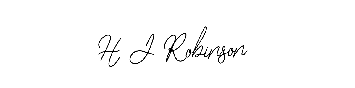 H J Robinson stylish signature style. Best Handwritten Sign (Bearetta-2O07w) for my name. Handwritten Signature Collection Ideas for my name H J Robinson. H J Robinson signature style 12 images and pictures png