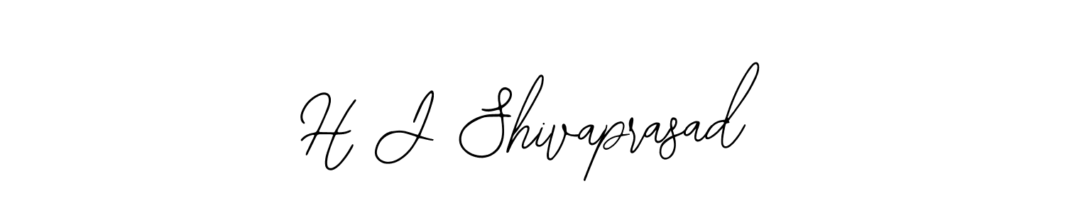 Make a beautiful signature design for name H J Shivaprasad. Use this online signature maker to create a handwritten signature for free. H J Shivaprasad signature style 12 images and pictures png