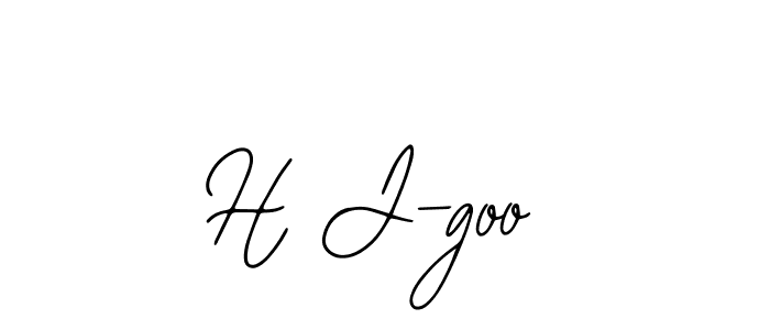 H J-goo stylish signature style. Best Handwritten Sign (Bearetta-2O07w) for my name. Handwritten Signature Collection Ideas for my name H J-goo. H J-goo signature style 12 images and pictures png