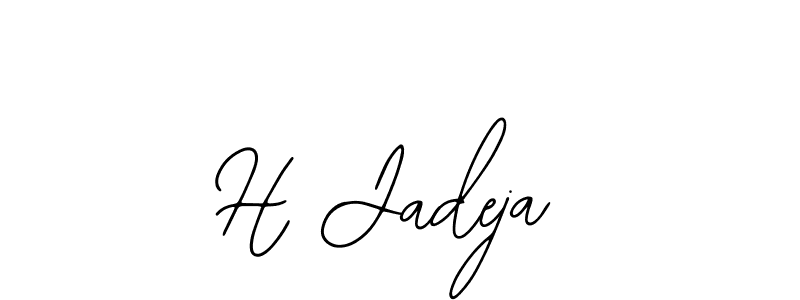 You can use this online signature creator to create a handwritten signature for the name H Jadeja. This is the best online autograph maker. H Jadeja signature style 12 images and pictures png