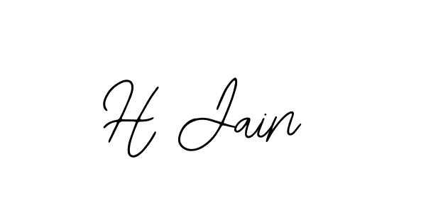 Make a beautiful signature design for name H Jain. Use this online signature maker to create a handwritten signature for free. H Jain signature style 12 images and pictures png