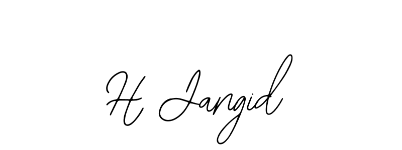 Make a beautiful signature design for name H Jangid. Use this online signature maker to create a handwritten signature for free. H Jangid signature style 12 images and pictures png