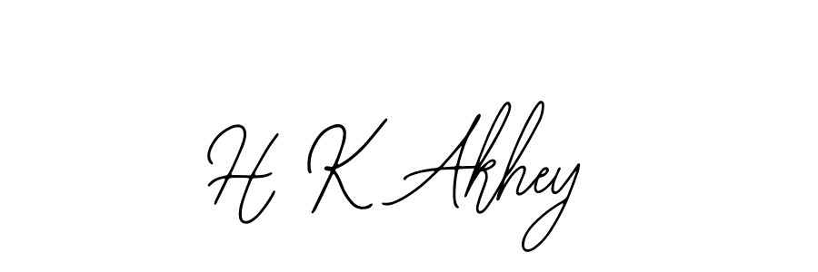 Bearetta-2O07w is a professional signature style that is perfect for those who want to add a touch of class to their signature. It is also a great choice for those who want to make their signature more unique. Get H K Akhey name to fancy signature for free. H K Akhey signature style 12 images and pictures png