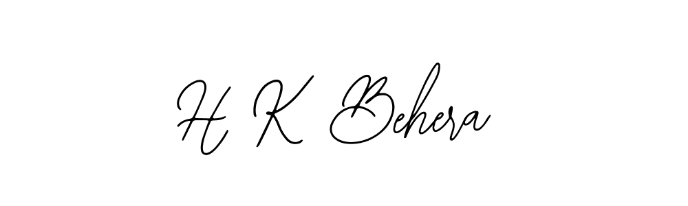 if you are searching for the best signature style for your name H K Behera. so please give up your signature search. here we have designed multiple signature styles  using Bearetta-2O07w. H K Behera signature style 12 images and pictures png