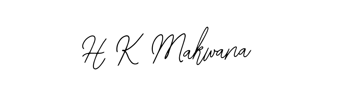 Create a beautiful signature design for name H K Makwana. With this signature (Bearetta-2O07w) fonts, you can make a handwritten signature for free. H K Makwana signature style 12 images and pictures png