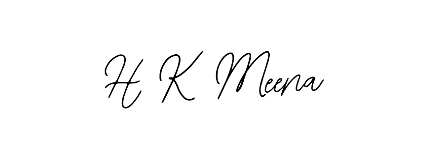 It looks lik you need a new signature style for name H K Meena. Design unique handwritten (Bearetta-2O07w) signature with our free signature maker in just a few clicks. H K Meena signature style 12 images and pictures png