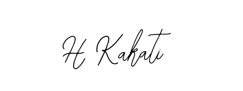 H Kakati stylish signature style. Best Handwritten Sign (Bearetta-2O07w) for my name. Handwritten Signature Collection Ideas for my name H Kakati. H Kakati signature style 12 images and pictures png