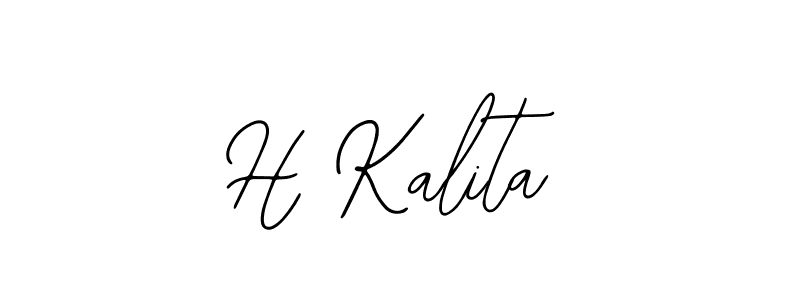 Bearetta-2O07w is a professional signature style that is perfect for those who want to add a touch of class to their signature. It is also a great choice for those who want to make their signature more unique. Get H Kalita name to fancy signature for free. H Kalita signature style 12 images and pictures png