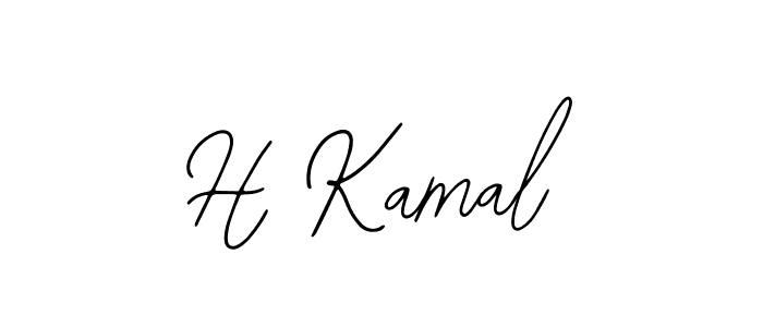 Bearetta-2O07w is a professional signature style that is perfect for those who want to add a touch of class to their signature. It is also a great choice for those who want to make their signature more unique. Get H Kamal name to fancy signature for free. H Kamal signature style 12 images and pictures png
