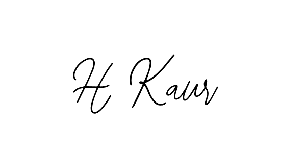 Also we have H Kaur name is the best signature style. Create professional handwritten signature collection using Bearetta-2O07w autograph style. H Kaur signature style 12 images and pictures png