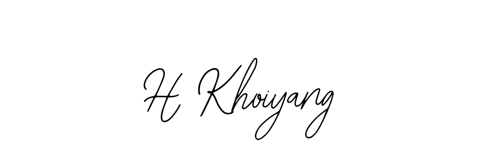 Also You can easily find your signature by using the search form. We will create H Khoiyang name handwritten signature images for you free of cost using Bearetta-2O07w sign style. H Khoiyang signature style 12 images and pictures png