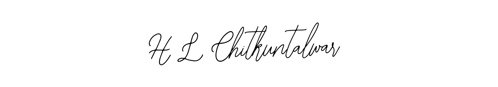 H L Chitkuntalwar stylish signature style. Best Handwritten Sign (Bearetta-2O07w) for my name. Handwritten Signature Collection Ideas for my name H L Chitkuntalwar. H L Chitkuntalwar signature style 12 images and pictures png