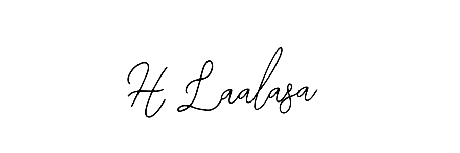 You can use this online signature creator to create a handwritten signature for the name H Laalasa. This is the best online autograph maker. H Laalasa signature style 12 images and pictures png