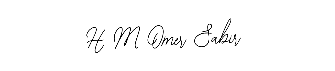 Similarly Bearetta-2O07w is the best handwritten signature design. Signature creator online .You can use it as an online autograph creator for name H M Omer Sabir. H M Omer Sabir signature style 12 images and pictures png