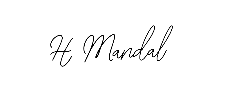 How to Draw H Mandal signature style? Bearetta-2O07w is a latest design signature styles for name H Mandal. H Mandal signature style 12 images and pictures png