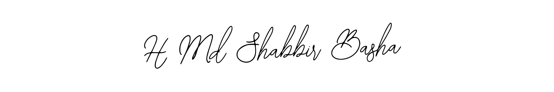 if you are searching for the best signature style for your name H Md Shabbir Basha. so please give up your signature search. here we have designed multiple signature styles  using Bearetta-2O07w. H Md Shabbir Basha signature style 12 images and pictures png