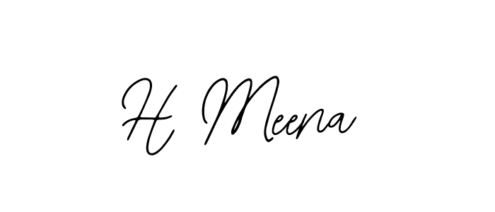 Similarly Bearetta-2O07w is the best handwritten signature design. Signature creator online .You can use it as an online autograph creator for name H Meena. H Meena signature style 12 images and pictures png