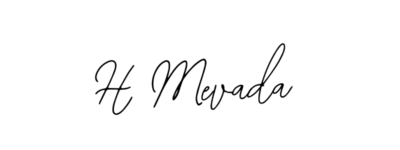You can use this online signature creator to create a handwritten signature for the name H Mevada. This is the best online autograph maker. H Mevada signature style 12 images and pictures png