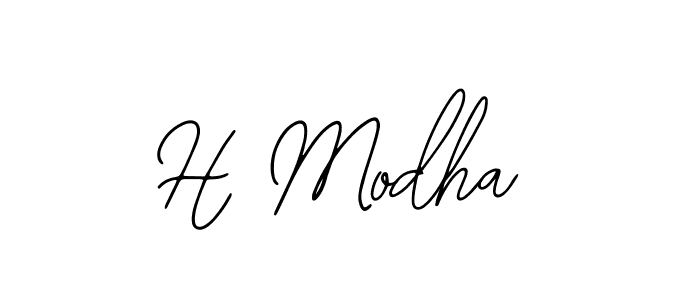 How to make H Modha signature? Bearetta-2O07w is a professional autograph style. Create handwritten signature for H Modha name. H Modha signature style 12 images and pictures png