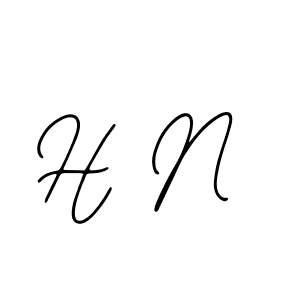 The best way (Bearetta-2O07w) to make a short signature is to pick only two or three words in your name. The name H N include a total of six letters. For converting this name. H N signature style 12 images and pictures png