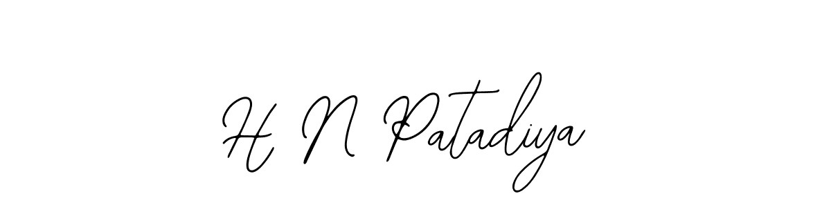 It looks lik you need a new signature style for name H N Patadiya. Design unique handwritten (Bearetta-2O07w) signature with our free signature maker in just a few clicks. H N Patadiya signature style 12 images and pictures png