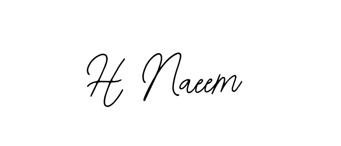 Best and Professional Signature Style for H Naeem. Bearetta-2O07w Best Signature Style Collection. H Naeem signature style 12 images and pictures png