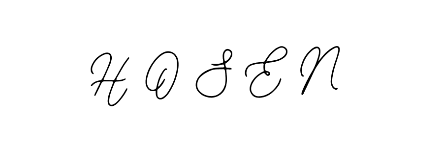 Best and Professional Signature Style for H O S E N. Bearetta-2O07w Best Signature Style Collection. H O S E N signature style 12 images and pictures png