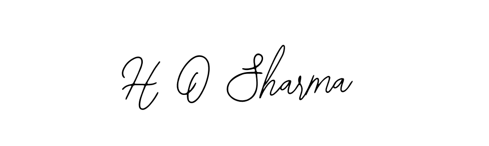 How to Draw H O Sharma signature style? Bearetta-2O07w is a latest design signature styles for name H O Sharma. H O Sharma signature style 12 images and pictures png