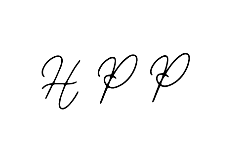 Use a signature maker to create a handwritten signature online. With this signature software, you can design (Bearetta-2O07w) your own signature for name H P P. H P P signature style 12 images and pictures png