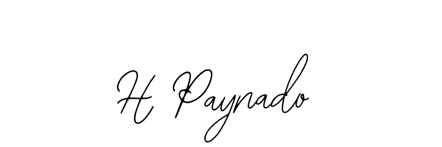 Create a beautiful signature design for name H Paynado. With this signature (Bearetta-2O07w) fonts, you can make a handwritten signature for free. H Paynado signature style 12 images and pictures png