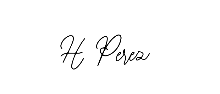 if you are searching for the best signature style for your name H Perez. so please give up your signature search. here we have designed multiple signature styles  using Bearetta-2O07w. H Perez signature style 12 images and pictures png