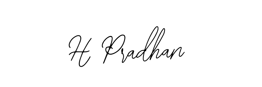 Make a beautiful signature design for name H Pradhan. Use this online signature maker to create a handwritten signature for free. H Pradhan signature style 12 images and pictures png