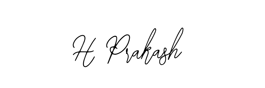 H Prakash stylish signature style. Best Handwritten Sign (Bearetta-2O07w) for my name. Handwritten Signature Collection Ideas for my name H Prakash. H Prakash signature style 12 images and pictures png