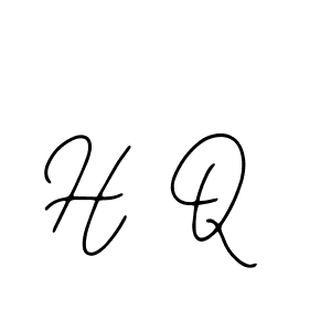 How to make H Q signature? Bearetta-2O07w is a professional autograph style. Create handwritten signature for H Q name. H Q signature style 12 images and pictures png