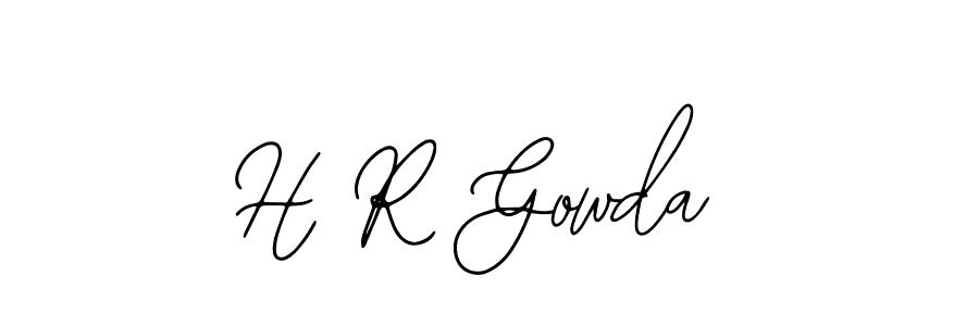 This is the best signature style for the H R Gowda name. Also you like these signature font (Bearetta-2O07w). Mix name signature. H R Gowda signature style 12 images and pictures png