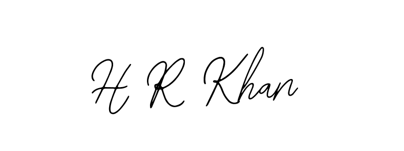 Similarly Bearetta-2O07w is the best handwritten signature design. Signature creator online .You can use it as an online autograph creator for name H R Khan. H R Khan signature style 12 images and pictures png