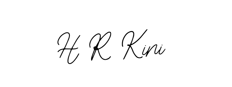 Use a signature maker to create a handwritten signature online. With this signature software, you can design (Bearetta-2O07w) your own signature for name H R Kini. H R Kini signature style 12 images and pictures png