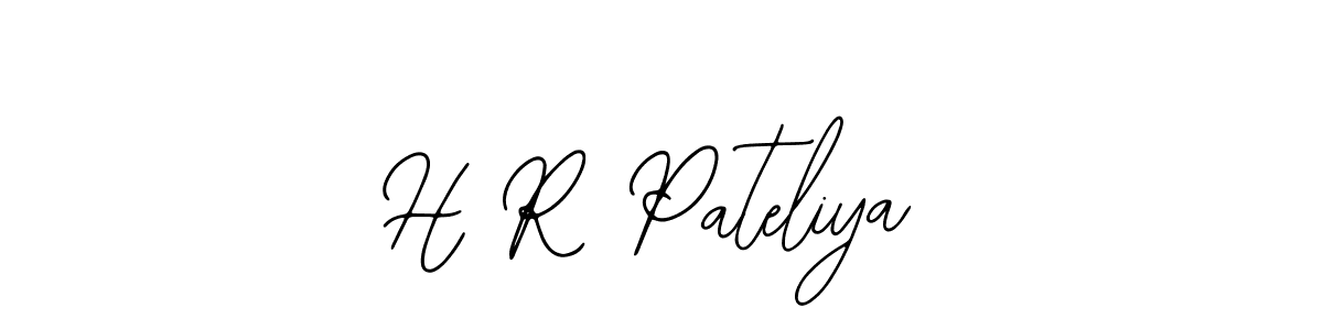 Make a beautiful signature design for name H R Pateliya. Use this online signature maker to create a handwritten signature for free. H R Pateliya signature style 12 images and pictures png