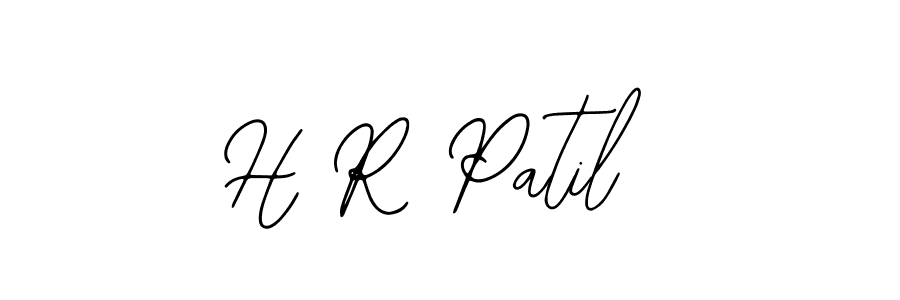 You should practise on your own different ways (Bearetta-2O07w) to write your name (H R Patil) in signature. don't let someone else do it for you. H R Patil signature style 12 images and pictures png