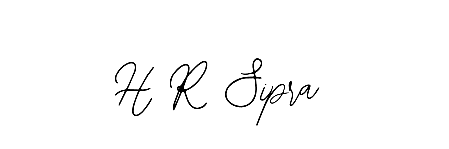 Make a beautiful signature design for name H R Sipra. Use this online signature maker to create a handwritten signature for free. H R Sipra signature style 12 images and pictures png