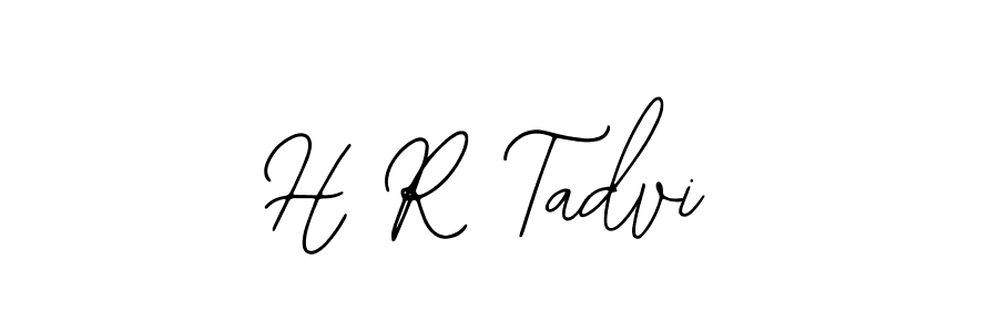 It looks lik you need a new signature style for name H R Tadvi. Design unique handwritten (Bearetta-2O07w) signature with our free signature maker in just a few clicks. H R Tadvi signature style 12 images and pictures png