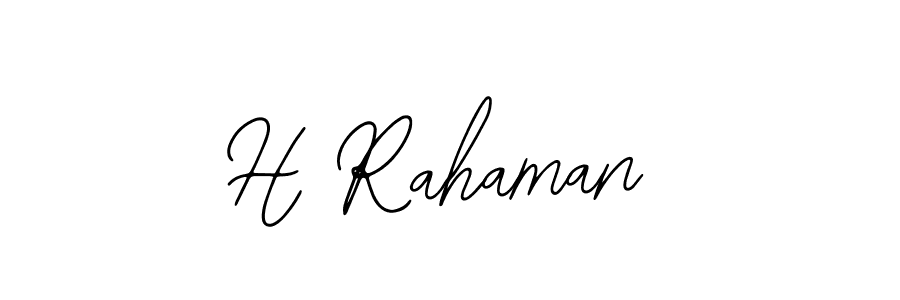 You can use this online signature creator to create a handwritten signature for the name H Rahaman. This is the best online autograph maker. H Rahaman signature style 12 images and pictures png