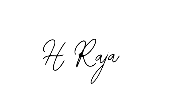 Similarly Bearetta-2O07w is the best handwritten signature design. Signature creator online .You can use it as an online autograph creator for name H Raja. H Raja signature style 12 images and pictures png